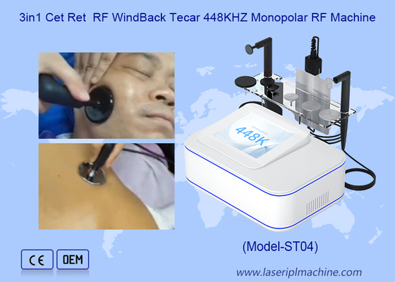448khz Cet Ret Resistive RF Ağrı Bırakma Tecar Terapi Makinesi