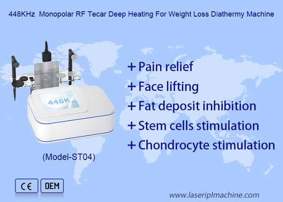 448khz Cet Ret Resistive RF Ağrı Bırakma Tecar Terapi Makinesi