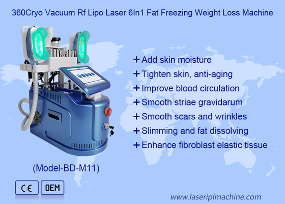 Taşınabilir Cryolipolysis Zayıflama Makinesi, Salon Yağ dondurucu Liposuction Makinesi