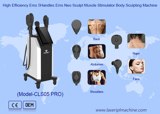 HIEMT 5Handle Ems Face Machine Dual System Body Firming Slimming Machine