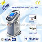 1064nm / 532nm Nd Yag Lazer Dövme Silme Makinesi Dermatoloji