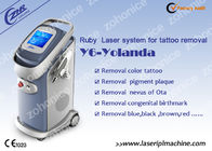 1064nm / 532nm Nd Yag Lazer Dövme Silme Makinesi Dermatoloji