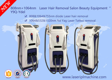 808nm Diyot Lazer Saç Kaldırma Makinesi Q Switch Nd Yag Laser Dövme Kaldırma