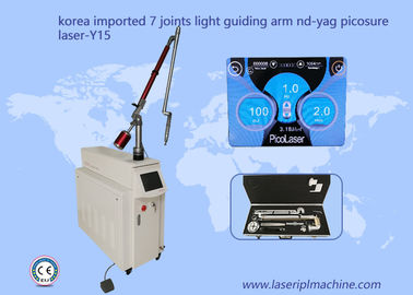 Picosecond Lazer Dövme Kaldırma Makinesi Işık Rehber Kol 7 Eklem 1064nm