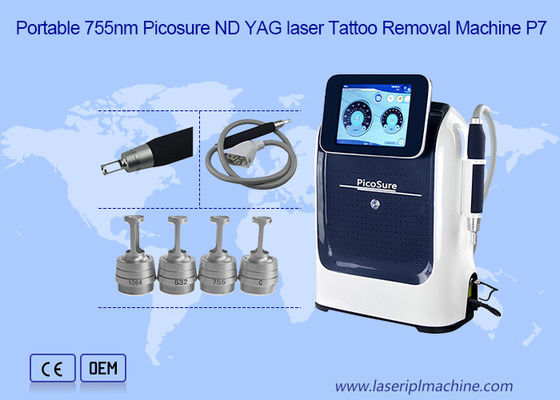 Mikro Piko saniye Piko saniye Nd Yag Lazer Makinesi 755nm 1200w Yüksek Güç