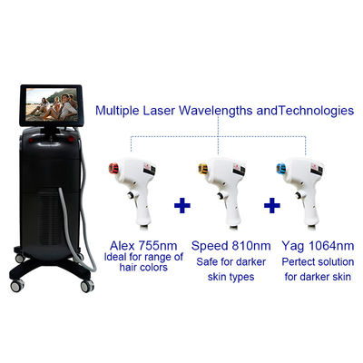 Mikrofon kanalı 4D 1600w 808 Diyot Lazer Saç Kaldırma Makinesi Y9 Pro