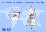 448 HZ Kapasitif Dirençli RF Vakum Vücut Şekli Zayıflama Güzellik Makinesi