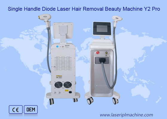 Beyaz 100-600ms 808 Diyot Lazer Saç Çekme Güzellik Makinesi