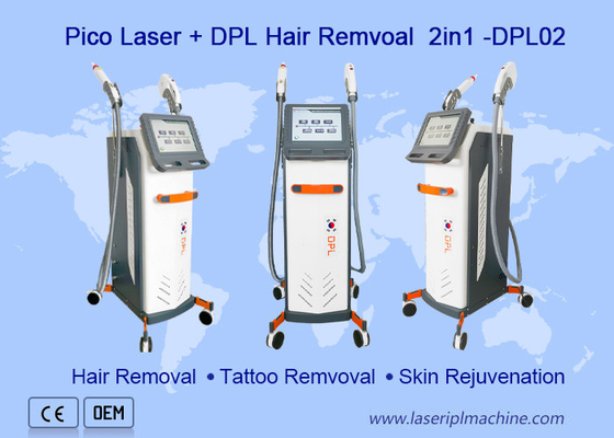 Pico Nd Yag Lazer Çok İşlevli Güzellik Makinesi Dövme Silme ve Dpl Epilasyon