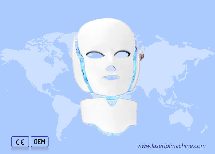 7 Renkli LED Pdt Yüz kırışıklıklarını kaldırma Işık Terapisi Maske Ev Kullanımı