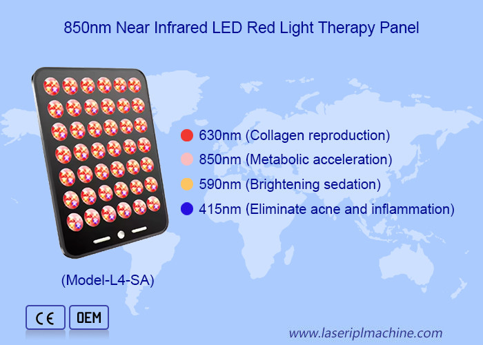 Ev Kullanımı 168pcs Led Cilt Bakımı Akne Çıkartma Led Kırmızı Işık Terapi Cihazı
