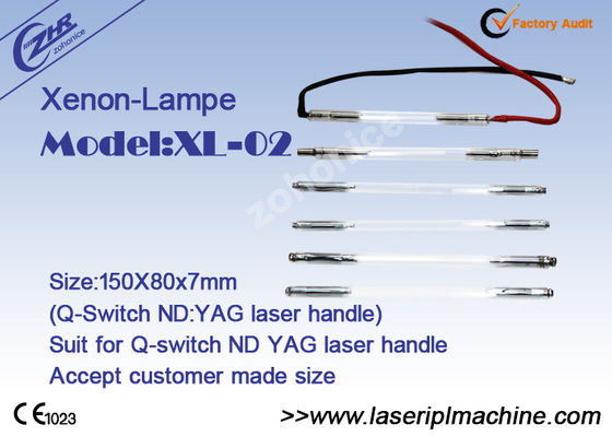 İyi bir fiyat. ISO9001 E Işık IPL yedek parçalar Xenon Flash Lamp Suit for Q switch ND YAG laser handle çevrimiçi