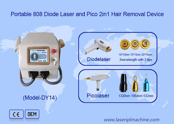 İyi bir fiyat. 2 in 1 Pico Laser Diod Saç Kaldırma ve Pico Second Laser Dövme Kaldırma Makinesi çevrimiçi