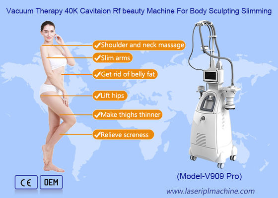 İyi bir fiyat. 4 in 1 360 derece döner 40K RF Vacuumm For Weight Loss Velashaping Slimming Machine çevrimiçi