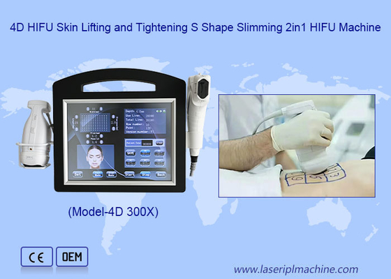 2 in 1 Liposonic Body Shaping Face Skin Lift kırışıklık gidericisi 4d Hifu Makinesi