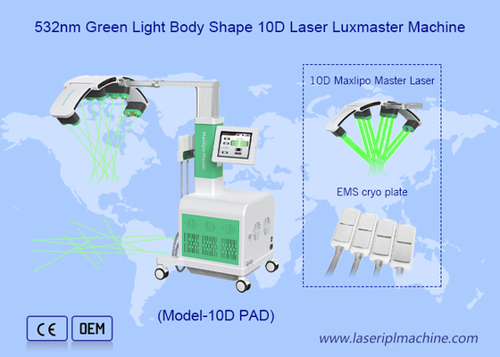 Ems Soğutma Plağı Lazer Ağırlık Kaybetme Makinesi Maxlipo Master 10d