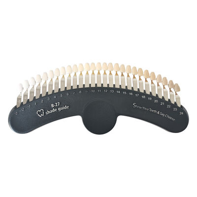 İyi bir fiyat. 3 boyutlu gölge rehberi 27 renkler karşılaştırıcı diş beyazlatma gölge tablo tablosu çevrimiçi