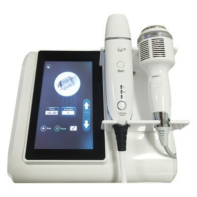 RF Hifu Buz Lazer 2'si 1 Arada Cilt Sıkılaştırma Kırışıklık Karşıtı Çok Fonksiyonlu Makine