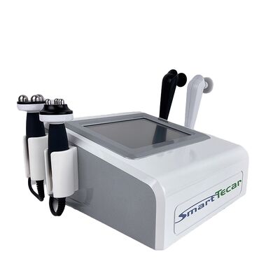 Taşınabilir 448KHz CET RET RF Ağrı Kolaylaştırıcı TECAR Deri Sıkıştırma Terapi Makinesi