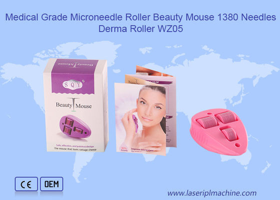 İyi bir fiyat. Tıbbi Kalite Mikroneedle Roller Derma Roller Anti-Aging Skin Care Beauty Mouse çevrimiçi