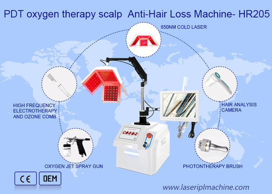 Oksijen Terapisi Pdt Güzellik Makinesi Saç Derisi Anti Saç Dökülmesi Salon Kullanımı